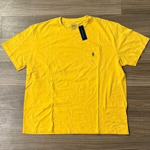 Polo by Ralph Lauren Men's Bright Yellow Tee